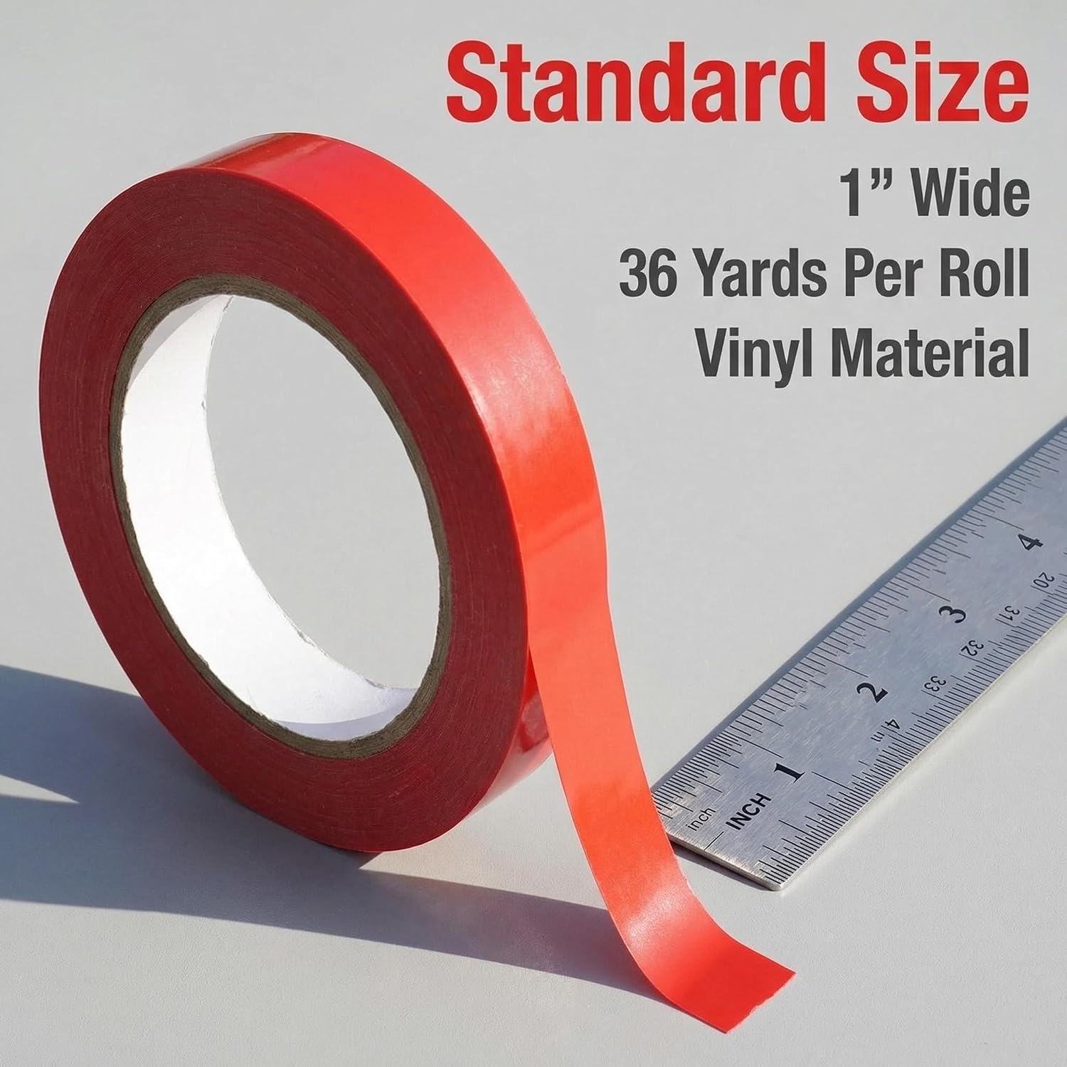 Vinyl Floor Marking Tape - Variety Colors, No Residue, 1” Wide x 36 Yards Long Non-Damaging Floor Tape for School Classroom, DIY Craft , Heavy Duty Floor Markers Stay Firmly In Place- Set of 6