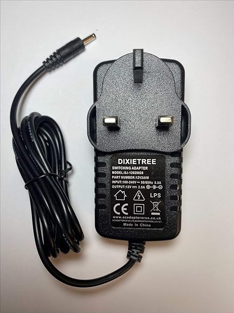 Replacement 12V AC-DC Adaptor Power Supply Charger for Iota Flow Laptop Notebook