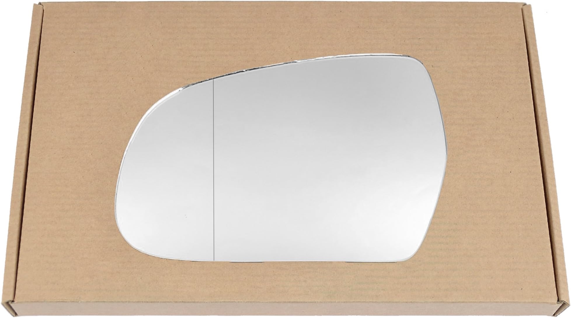 Less4SparesWing Mirror Glass Left Compatible with Audi A4 2010-2015 STICK-ON Passenger Near Side with Blind Spot