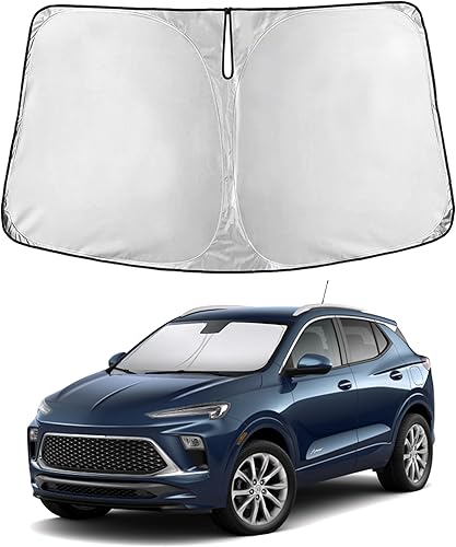 Miniatura 263 de EcoNour Parasol para Subaru Crosstrek 2013-2015 2016 2017, visera solar para parabrisas delantero y ventana, bloqueador de calor UV y protector