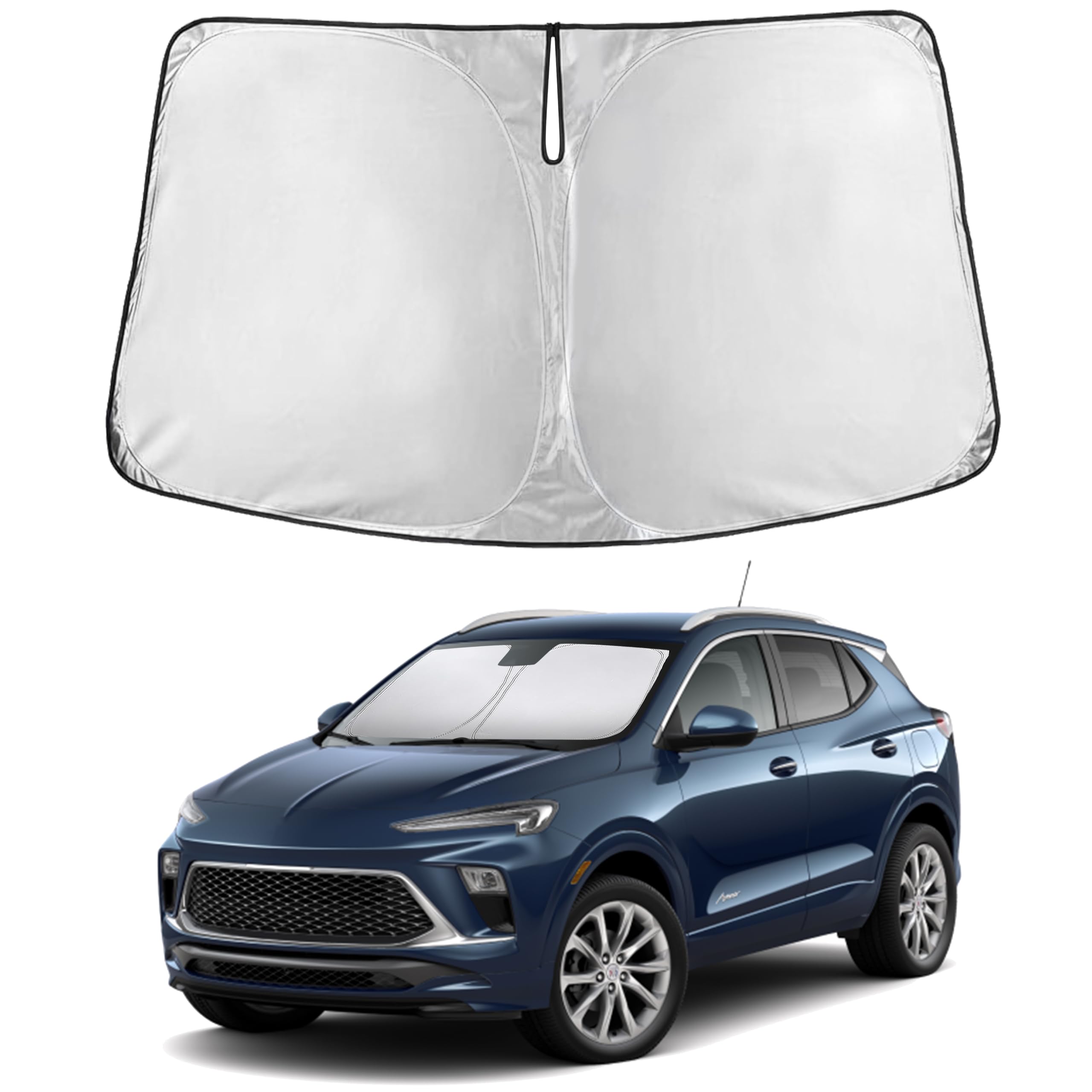 EcoNour Windshield Sun Shade Compatible for Buick Encore GX 2020-2025 2026