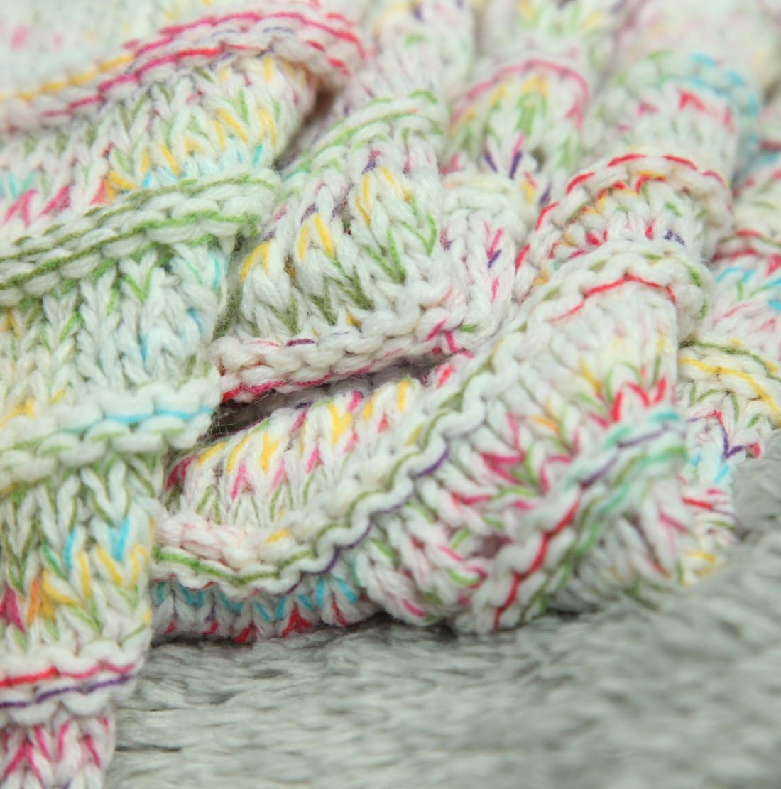 FADFAY Mermaid Blanket Pattern (35''*75'',Multi-Wave)