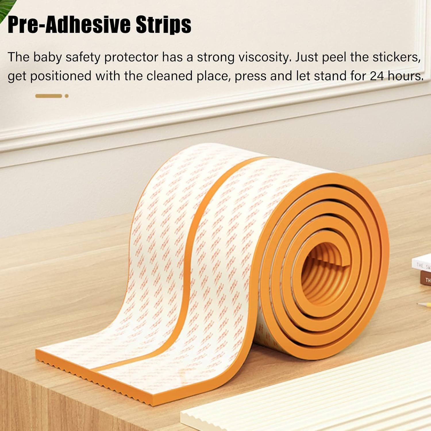 Baby Proof Corners and Edges Foam, Self Adhesive Edge Protector Strip, 20cm Wide Safety Bumpers for Furniture, Table, Bed, Sharp Edges, Fireplace (Color : Black, Size : 5m/16ft Long)
