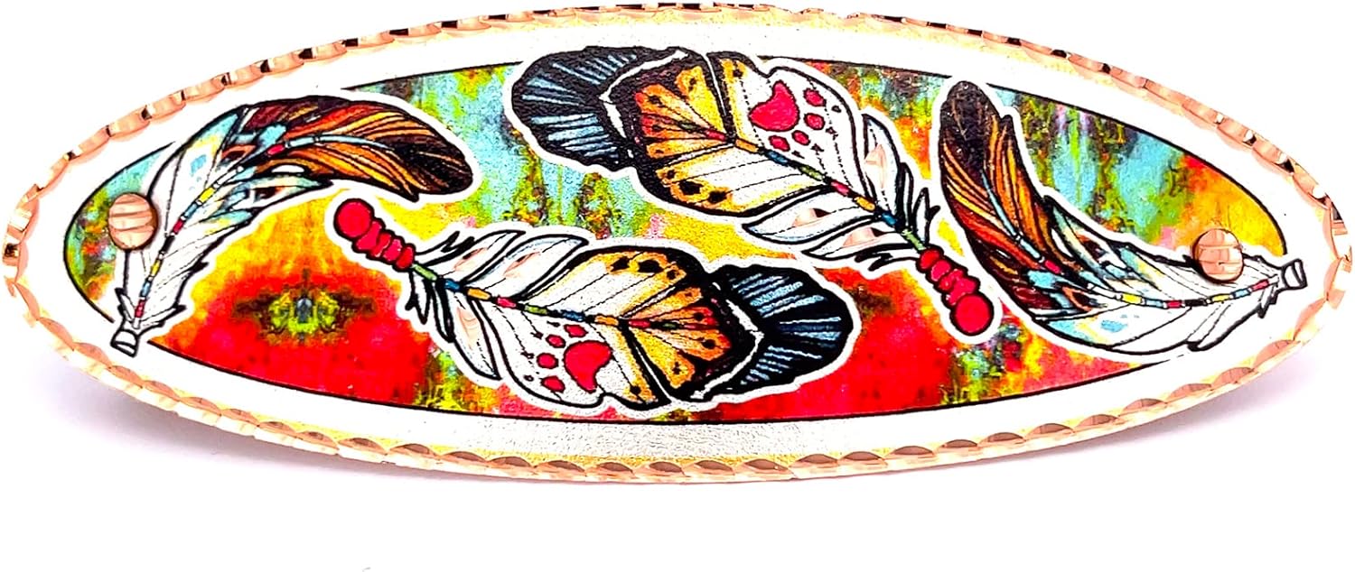 Hair Barrettes-Hairclips in Horses/Feathers/Sugar Skull/Navajo/Hummingbirds/Dragonflies/Kokopelli/Irises/Sunflower/The Kiss/Danae ArtJ jewelry Hairclips