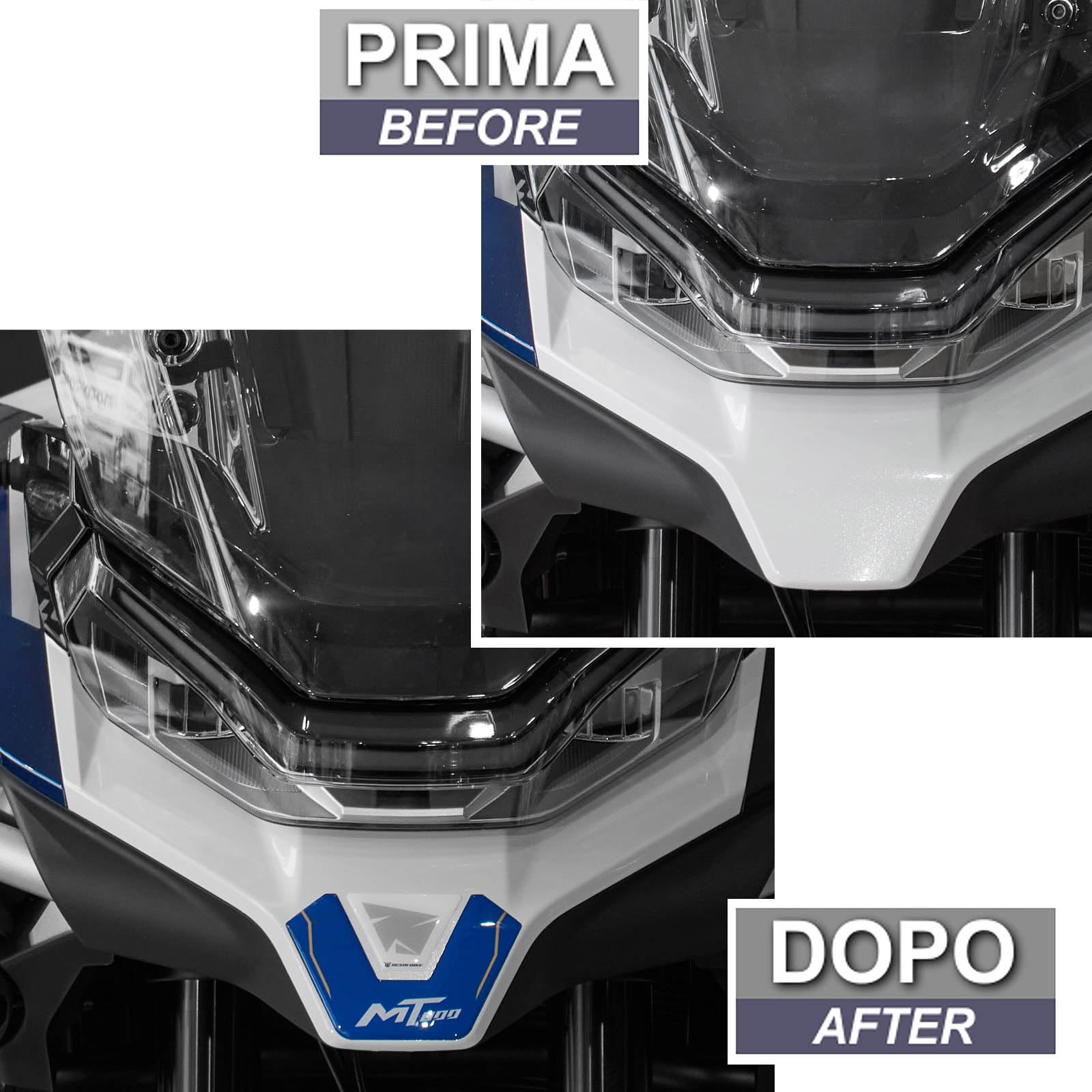 Resin Bike 3D-Aufklebersatz Für CF Moto 800 MT Explore (2023-2025) – Schutz & Dekoration Aus Harz, Made In Italy