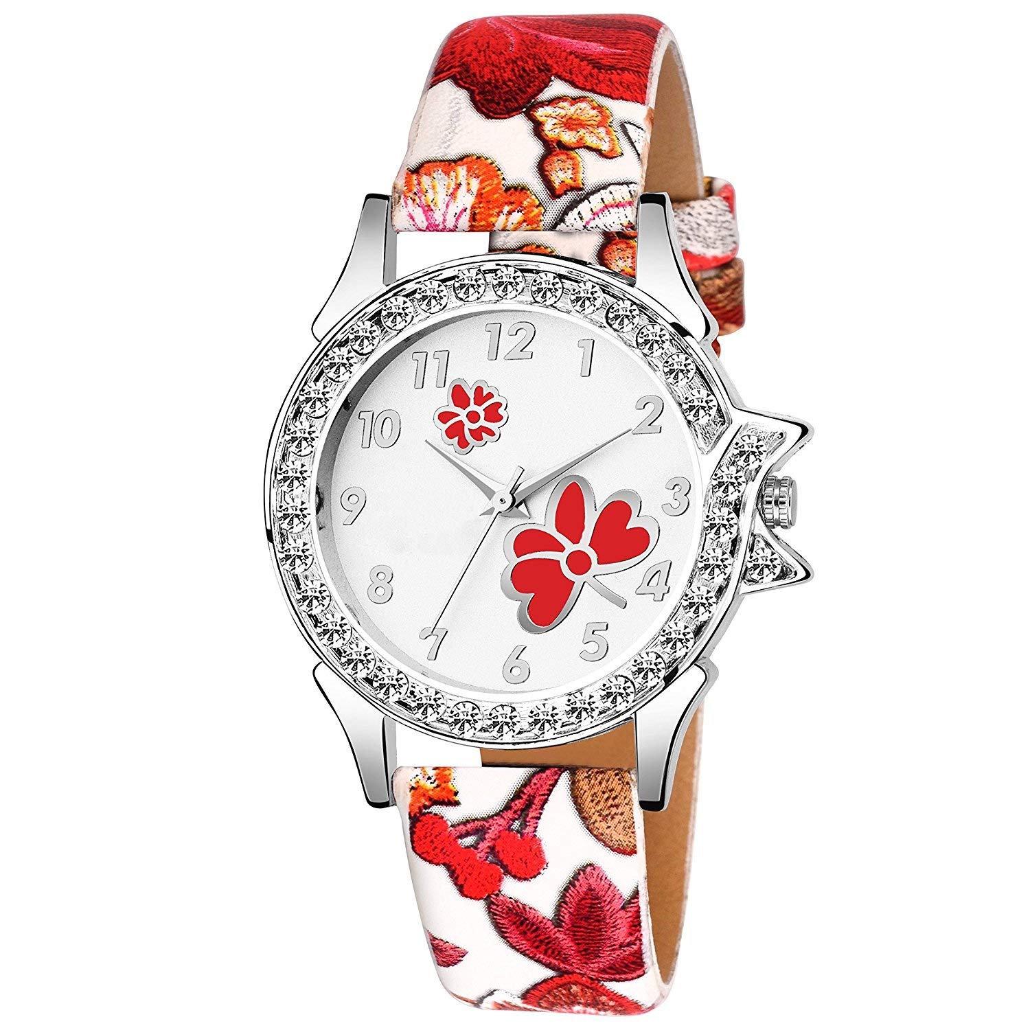 HORCHIS Casual Analog White Dial Womens Leather Watch-HORC_ENT_11565 (B08BG15HW2) Amazon Price History, Amazon Price Tracker