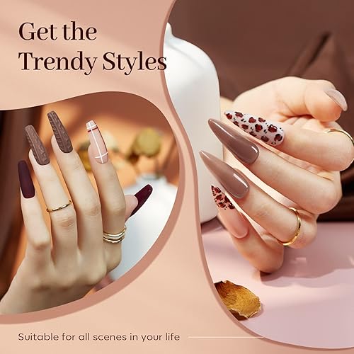 Miniatura 5 de modelones Gel de uñas de polietileno, 6 colores de tonos de piel nude rosa neutro, colección de gel de extensión de polietileno, gel de construcción