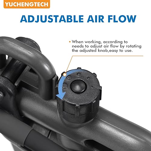 Miniatura 6 de YUCHENGTECH Pistola de aire ionizante mejorada 7KV Pistola de aire antiestática Eliminador estático Ionizador antiestático+generador de alto voltaje