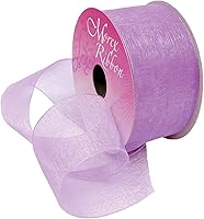Vista 31 de Morex Ribbon 91803/100-609 Cinta de nailon Organdy, 5/8 pulgadas por 100 yardas, color rojo