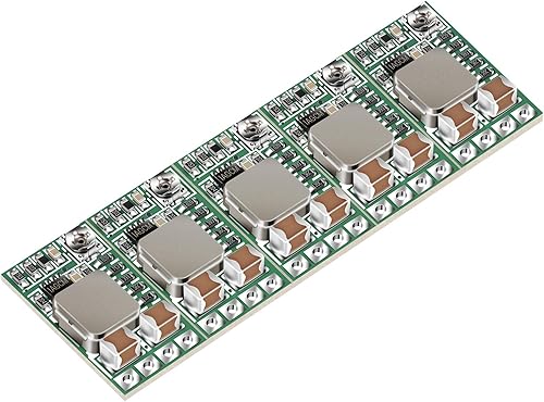 Miniatura 6 de DROK Regulador de 5 V, 5 unids Mini Reductor de Voltaje DC 4.5-24V 12V 24V Paso abajo a 5V Buck Convertidor Junta 3A Voltios Transformador Reductor