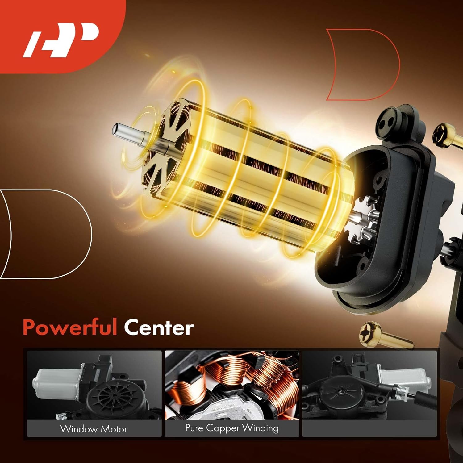 A-Premium Front Left Driver Side Electric Power Window Regulator with Motor Compatible with Mazda 3, 3 Sport, 2014 2015 2016 2017 2018