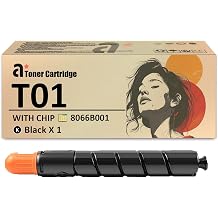 T01 Toner Cartridegs Replacement for Canon T01 8066B001 Toner Cartridge Compatible for Canon ImagePress C700 C800 C600i C650 C850 C65 C750 Printers, 1 Black