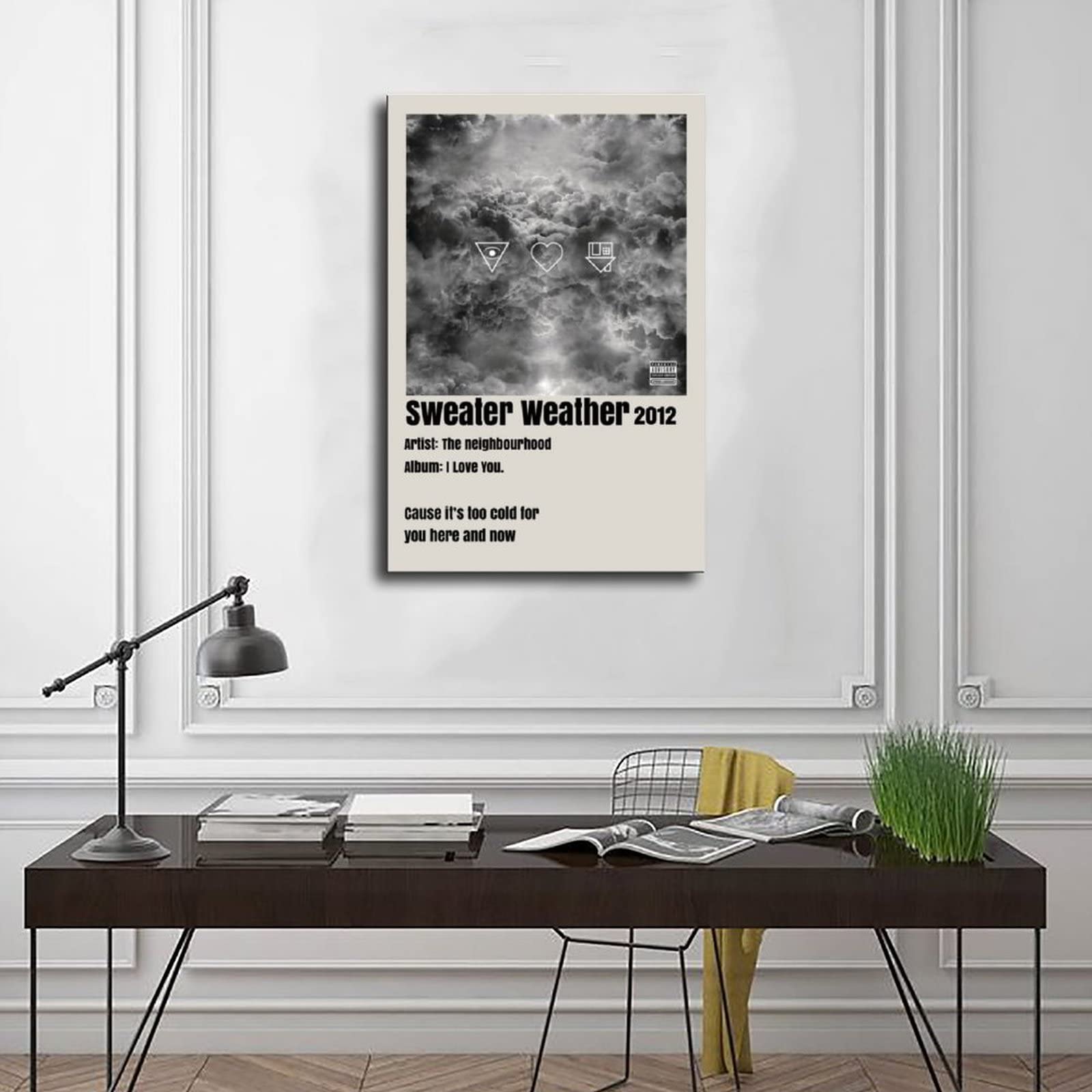 Poster Décoratif Sur Toile « I R I The Neighbourhood 2018 » - Décoration Murale Vintage 20 X 30 Cm - Sans Cadre, Pour Salon, Chambre - 14
