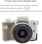 FotoZ 2 in 1 49mm add-on 0.75x Wide Lens with 10x Macro Portion | for Travel Hiking & Landscape Photography for Canon Nikon Mirrorless Cameras Compatible with 49mm Size Camera Lens.