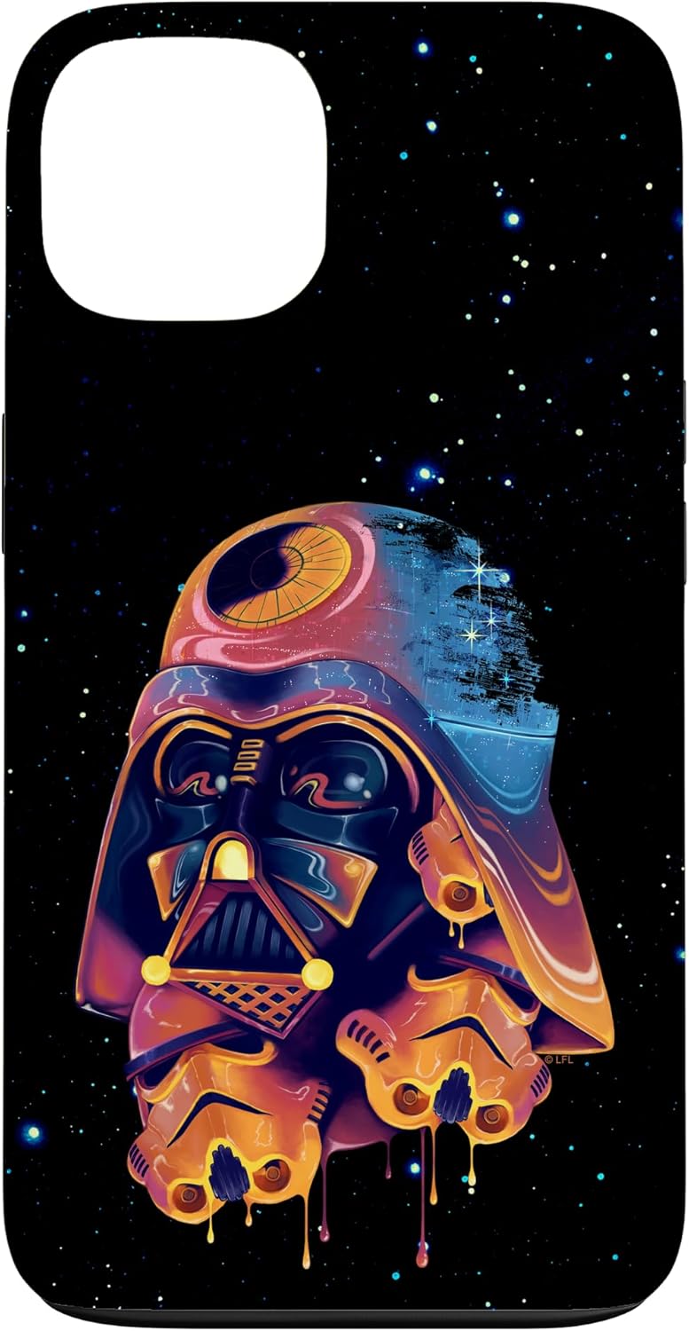 iPhone 14 Star Wars Darth Vader Groovy Neon Mashup Case
