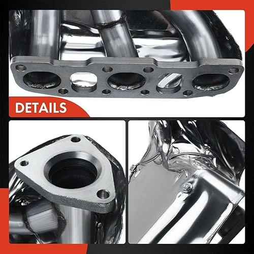 Miniatura 16 de A-Premium Kit colector de escape izquierdo con junta, espárragos, tuercas, escudo térmico [4.0L] compatible con Nissan Frontier 2005-2019