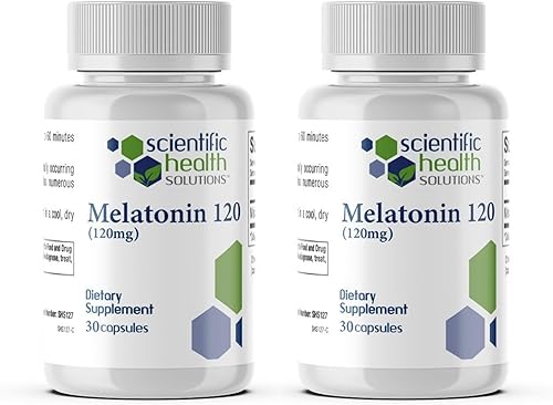 Melatonina 120mg Melatonina de dosis única en cápsulas fáciles de tragar Vegana, sin OMG y sin gluten Melatonina extra fuerte fabricada en