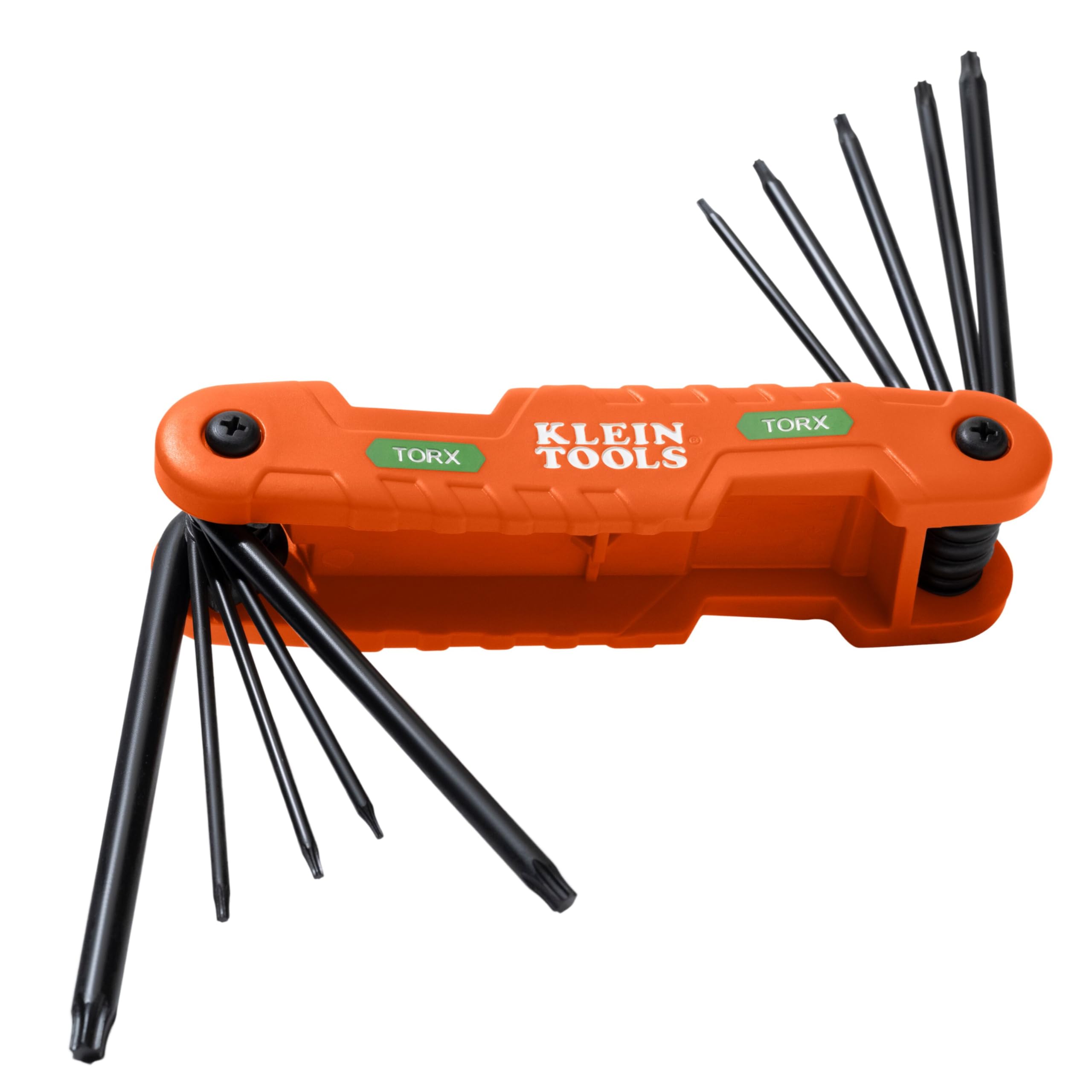 Klein Tools 70550T Pro Folding Hex Key Set, 10-Key Torx Sizes T6