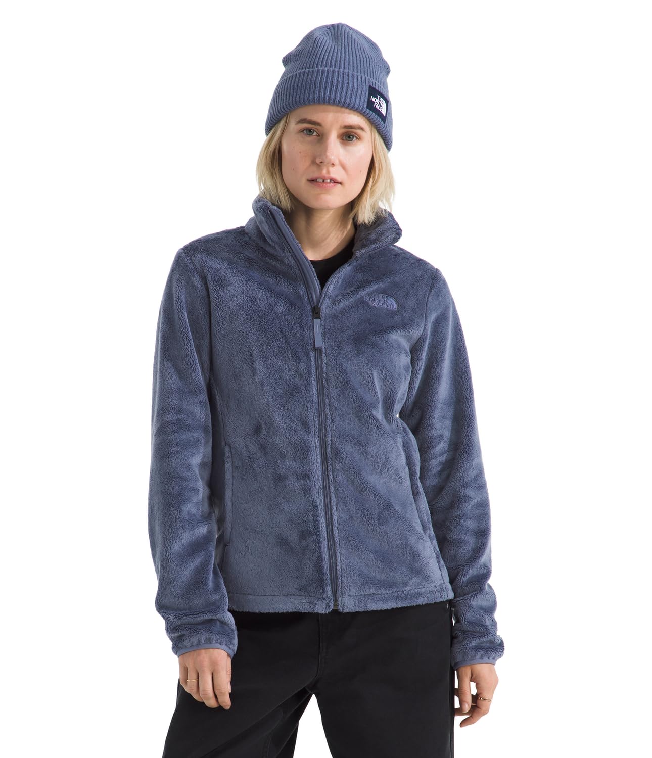 THE NORTH FACE Womens Osito Full Zip Fleece Jacket Standard Plus Size Soft Fleece With Embroidered Logo