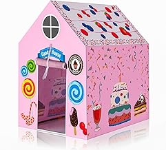 XEMOX Kids Play Tent House for Boys and Girls | Foldable Indoor Outdoor Toy Tent | Easy to Assemble Tent House for Toddlers and Children | Safe & Durable Material (Happy Birthday) (HAPPY BIRTHDAY 021)