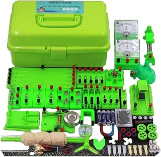 Ohm's Law & Joule's Circuit Experiment Box, Mini Bulb Power & Traffic Light Test Kit, Comprehensive Physical Electrical Equipment