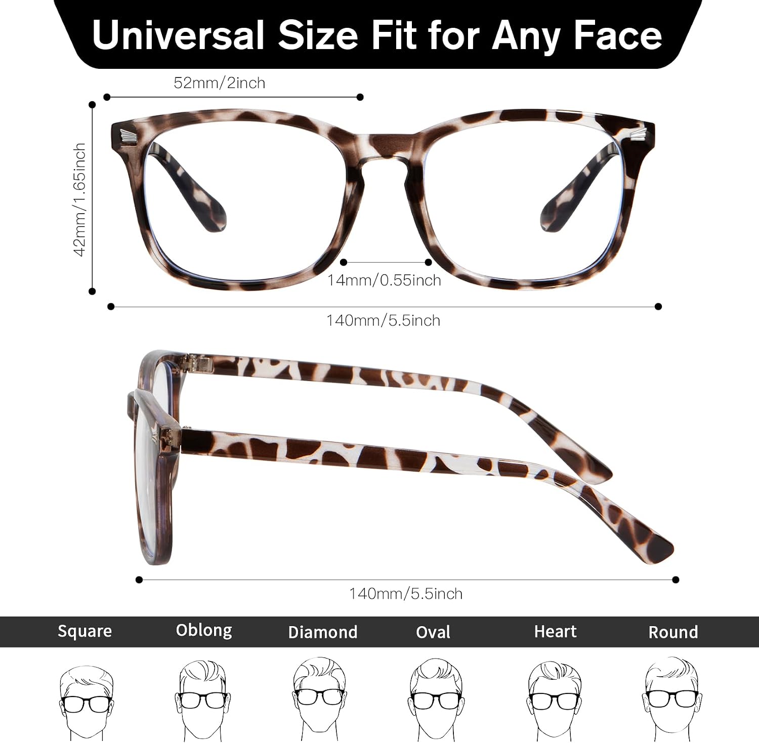 Blue Light Glasses for Women Men Bluelight Blocking Glasses Computer Protection Gaming TV Phone Reading Eyeglasses