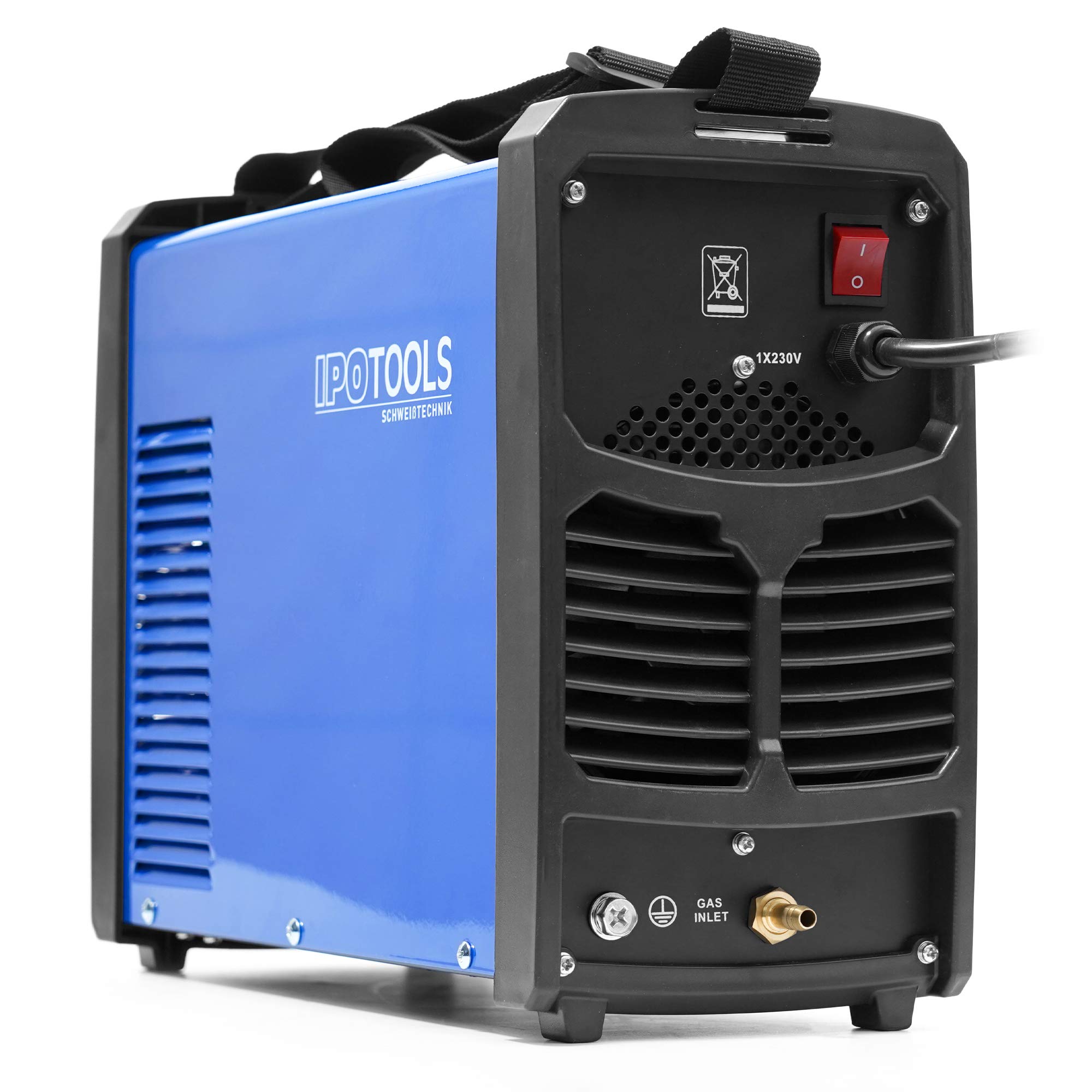 IPOTOOLS TIG INV185PACDC Saldatrice TIG - Saldatrice TIG con IGBT 180A 230V, Saldatrice a elettrodo MMA 3 in 1, Saldatrice portatile, 7 anni di garanzia