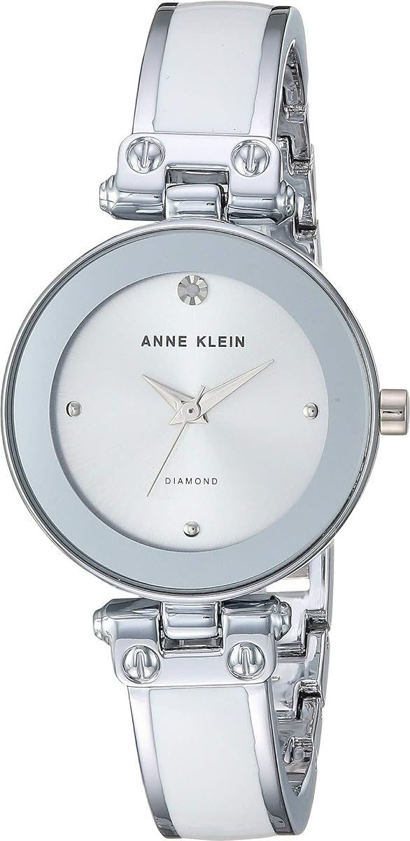 Reloj de pulsera con esfera de diamantes auténticos para mujer