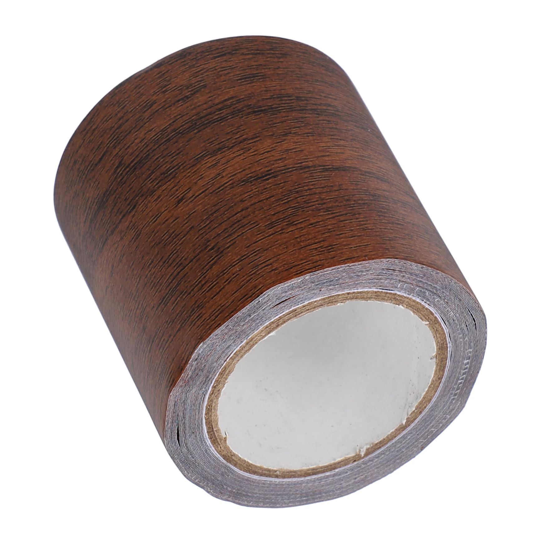 Unomor 1 Roll Wood Grain Repair Tape Adhesive Baseboard Trim for Furniture Floor Scratch Repair Resilient Design Deep Oak Pattern for Seamless Aesthetic Appeal