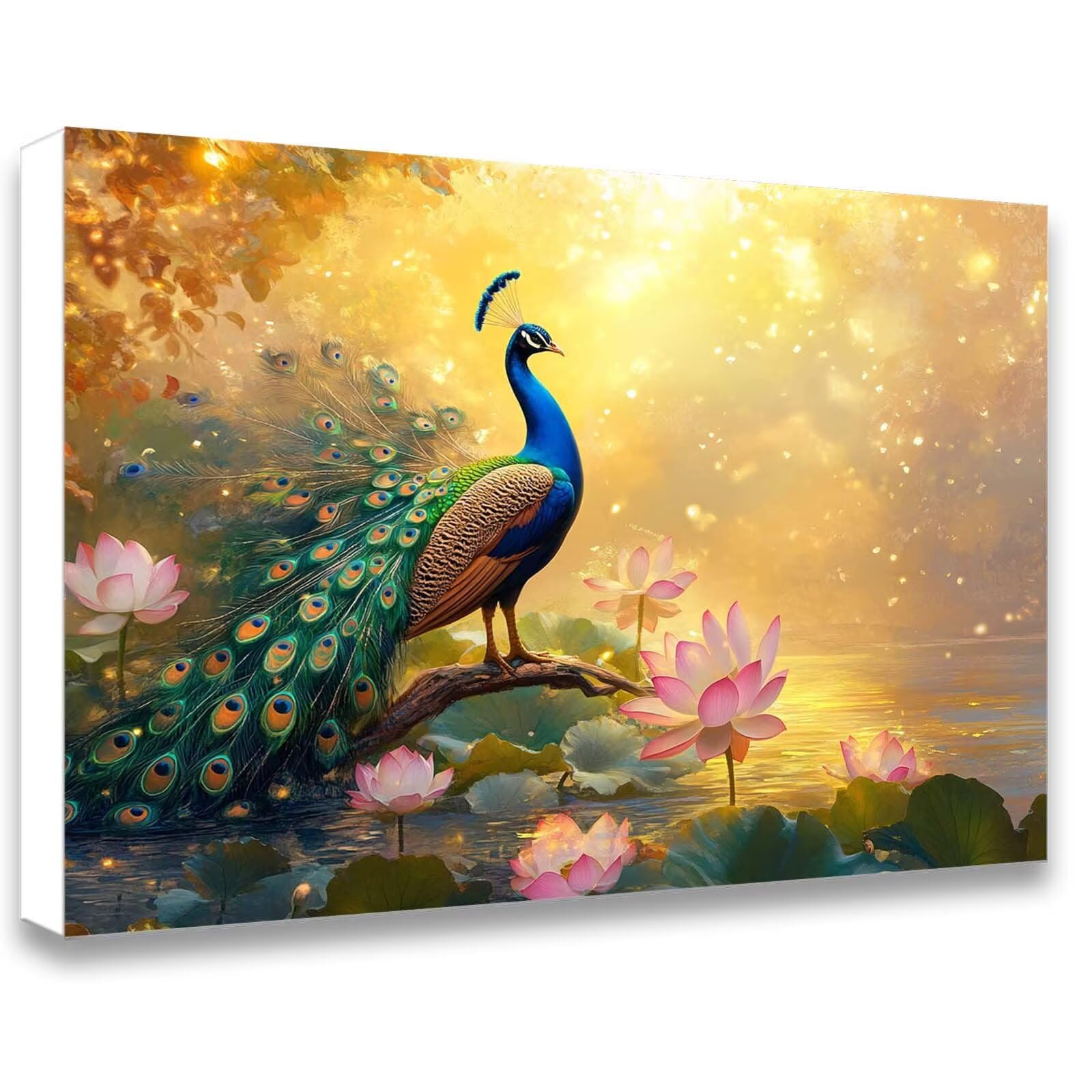 amarillo Pintar por Numeros Adultos, Paint by Numbers Kits 60x80cm j0-687