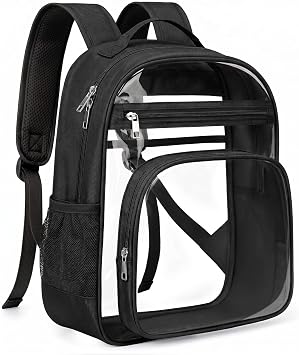 Clear Backpack for Girls Boys - Kids Clear Bookbag for Elementary School