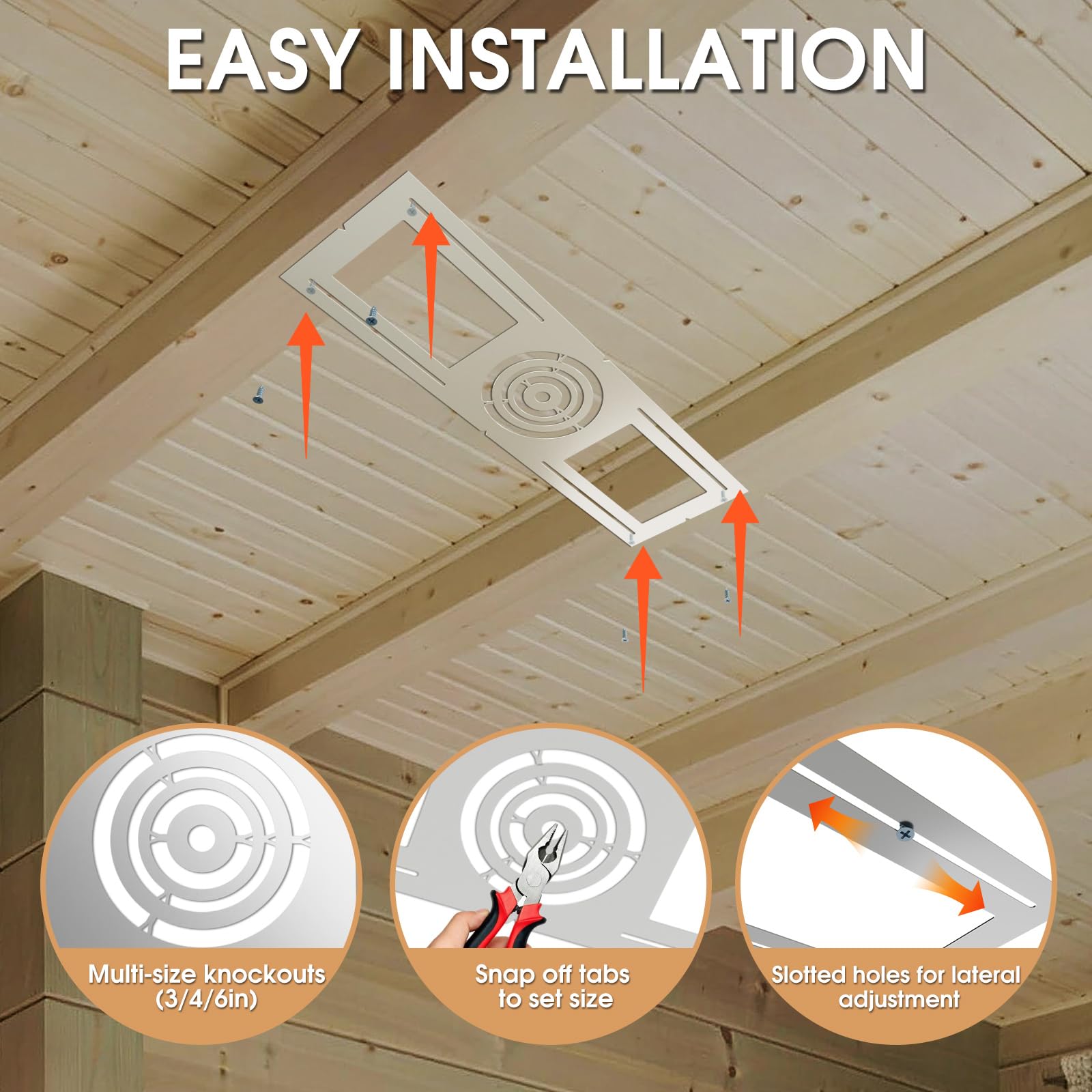 Recessed Light Mounting Plates - 24 Pack -5 Recessed Light Mounting Plates - 24 Pack -5