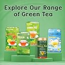 NutroVally Tulsi Green Tea Tin 100g | Loose Leaf Green Tea with Tulsi | Whole Leaf Herbal & Natural Antioxidant Green Tea | Refreshing Aroma & Rich Taste| Stress Relieving, Uplifts Mood gallery image