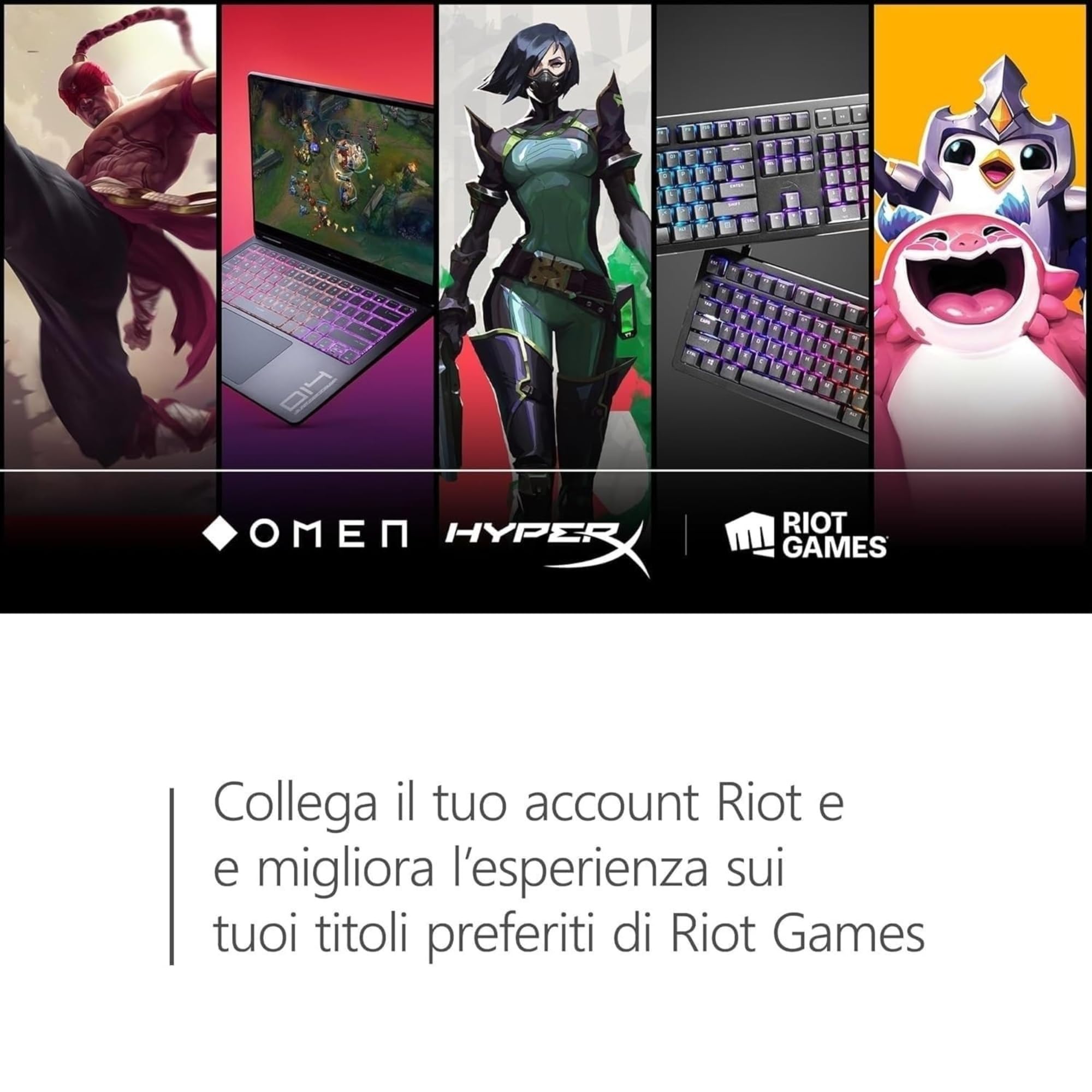 HP OMEN 35L GT16-0007sl Desktop, AMD Ryzen 7 8700F, Kingston FURY 32GB RAM, 1TB SSD, NVIDIA RTX 5070 12GB, 3 Mesi di PC Game Pass Incluso, Windows 11, Nero