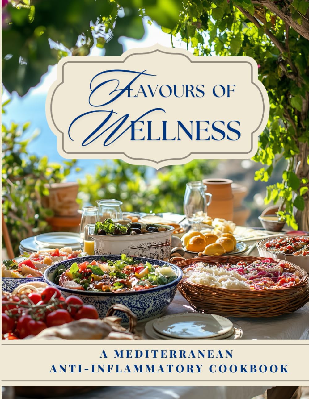 Flavors of Wellness: A Mediterranean Anti-Inflammatory Cookbook, Delicious, Easy, and Nourishing Meals to Reduce Inflammation, Boost Energy, and Support Overall Wellness (Happy Kitchen)