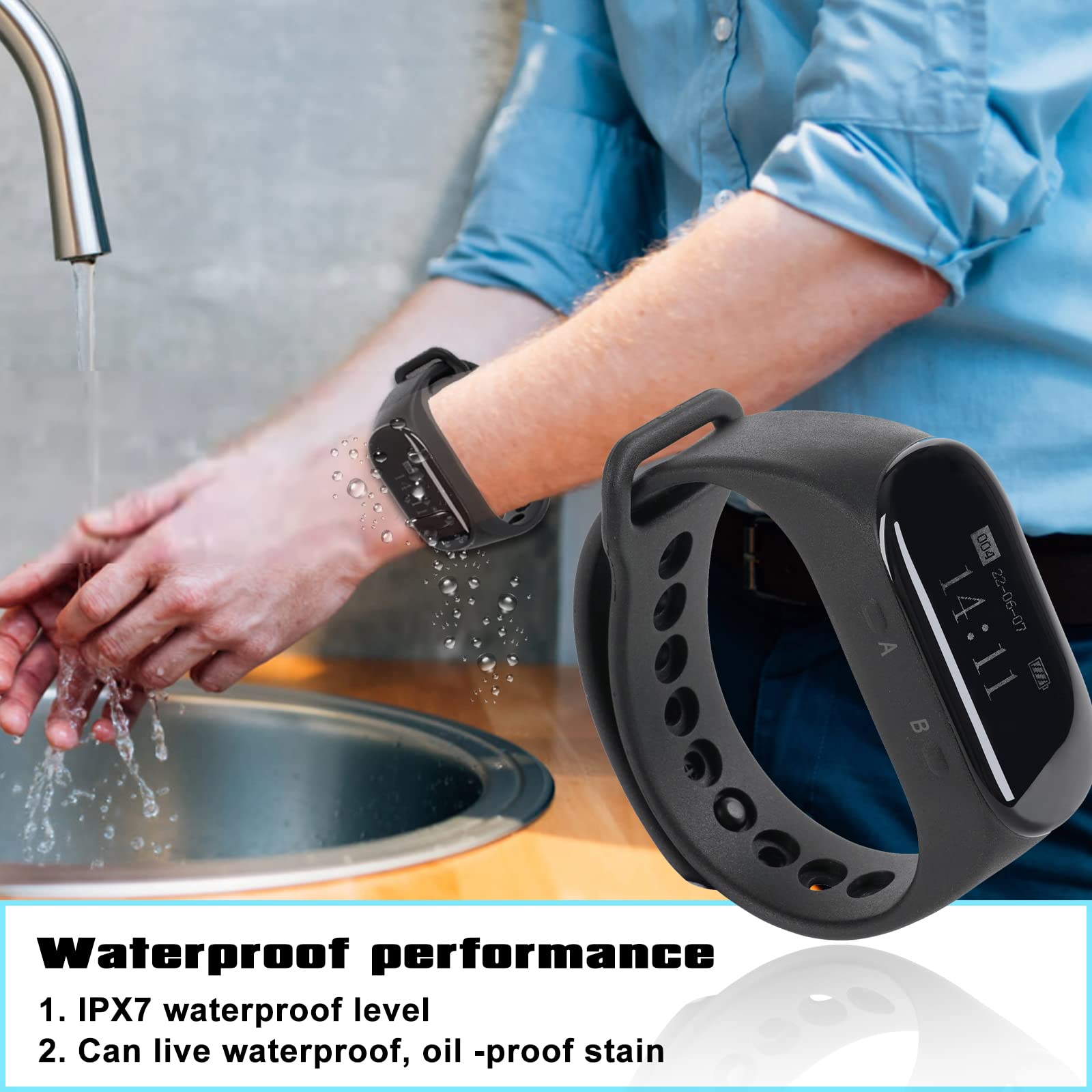 Retekess TD112 Pager System, Restaurant Rufanlage mit Vibration, IPX7 Wasserdichtigkeit, Reichweite 50m, für Restaurant Bar