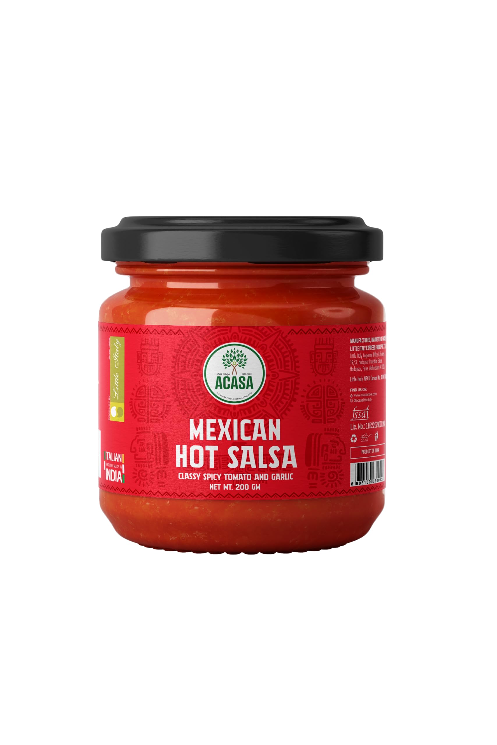 Acasa Hot Salsa by Little Italy 200 gm (B08XMQSTFL) Amazon Price History, Amazon Price Tracker