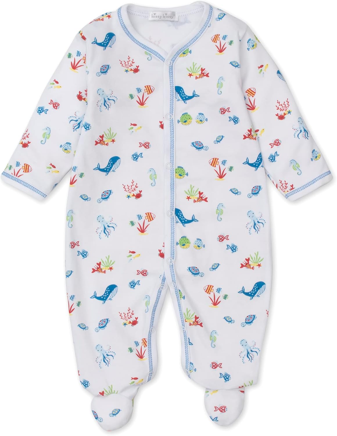 Kissy Kissy Baby Boys Infant Deep Sea Divers Print Footie