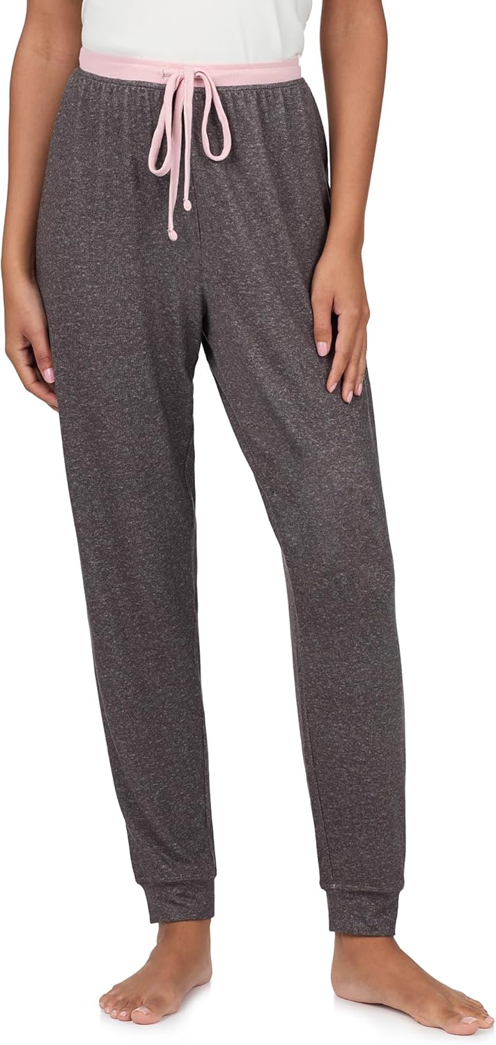 Nautica Womens Jogger Pajama Pants with Pockets - Soft, Lightweight & Cozy Sweater Knit PJ Bottoms - Sleepwear & Loungewear