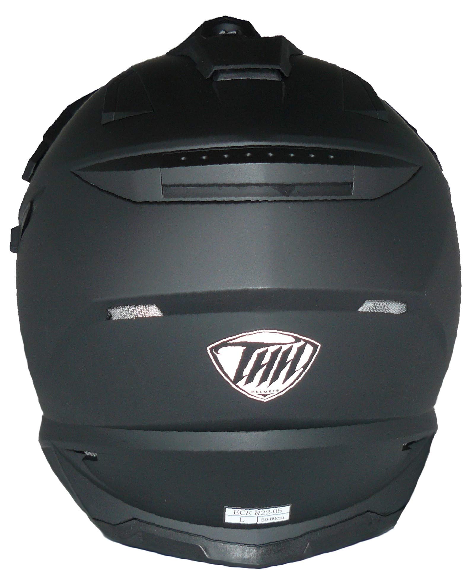 protectwear - Casco cross Casco enduro Casco moto con visiera parasole integrata e visiera THH-TX28-M