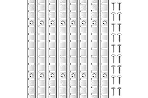 8 Pcs 36 Inch Shelf Pilaster