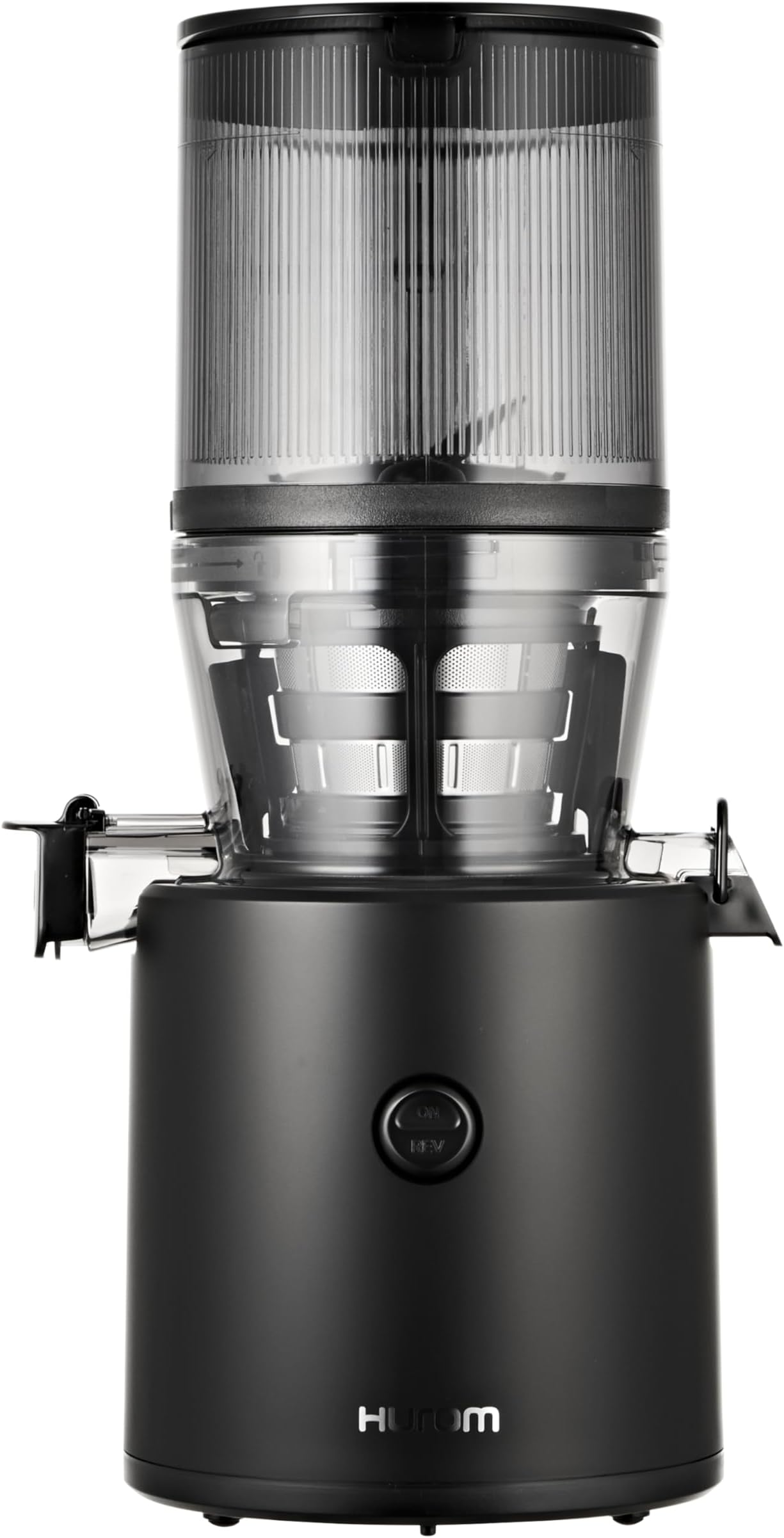 HuromH320 Slow Juicer, Plastic, Black
