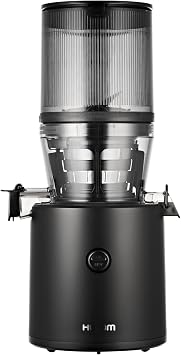 Hurom H320 Cold Press Juicer Machine, Easy to Clean Masticating Slow Juicer, Coarse Strainers, Self-Feeding, Hands Free, Family Size, Quiet Motor, Easy Assembly Black