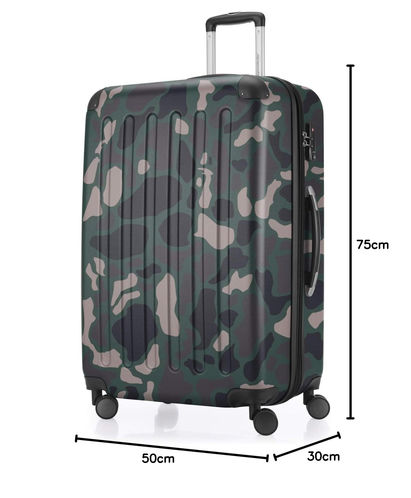 HAUPTSTADTKOFFER - Spree - Maleta rígida, Trolley expandible, Equipaje de Viaje, 4 Ruedas Dobles, TSA, 65 cm, 74 litros, Champán — view 375