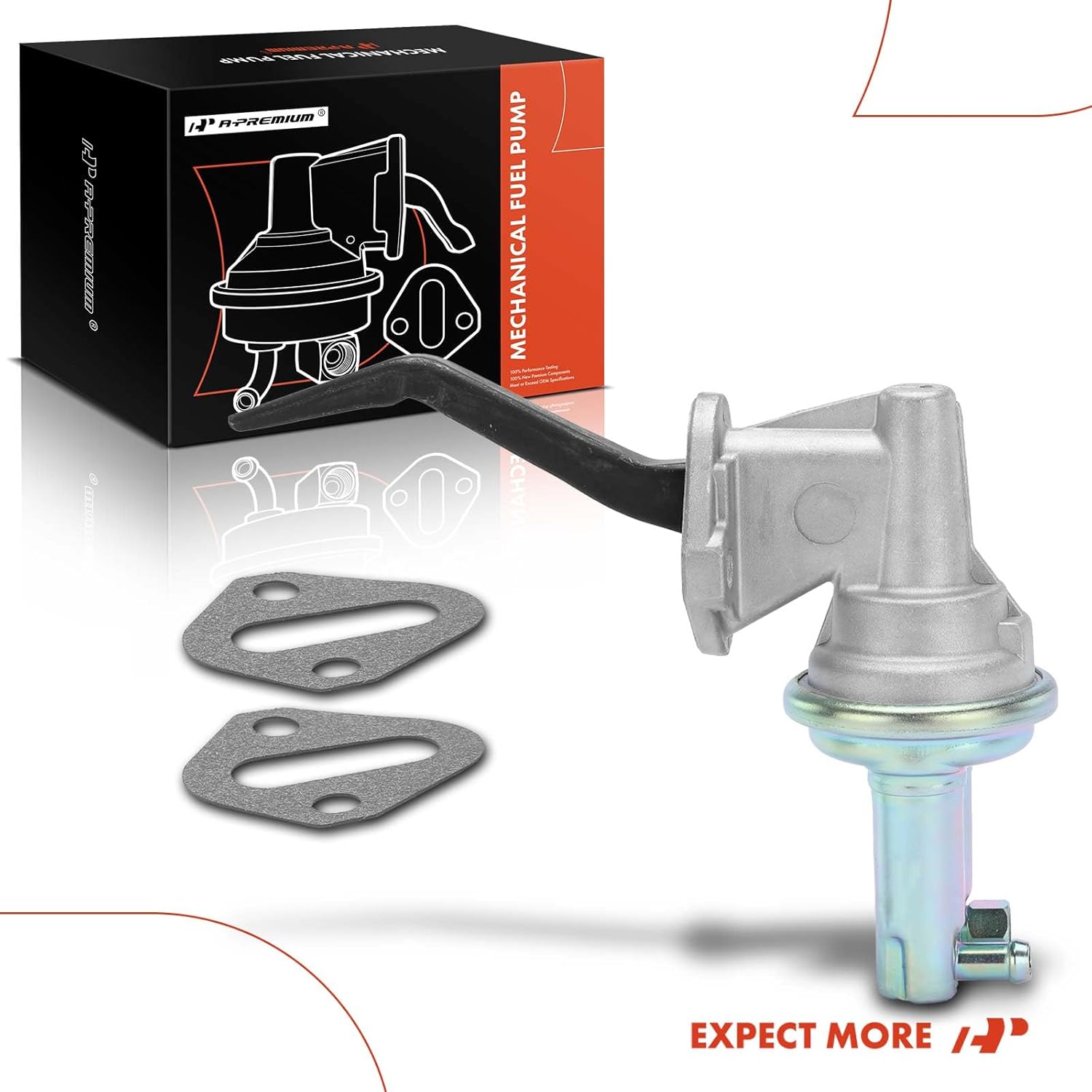 A-Premium Mechanical Fuel Pump Compatible with Ford & Mercury Models - F-100, F-150, F-250, F-350, Bronco, Elite, Gran Torino, Granada, LTD, LTD II, Maverick, Ranchero, Torino