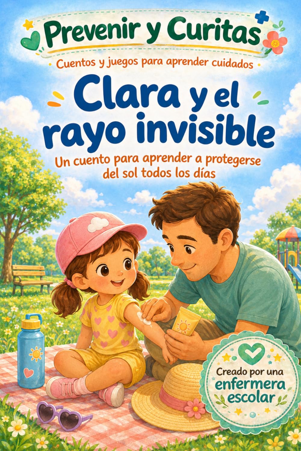 Clara y el rayo invisible: Un cuento para aprender a protegerse del sol todos los días (Prevenir y Curitas. Cuentos y juegos para aprender cuidados.)