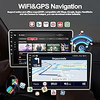 Vista 4 de Estéreo de coche Android 11 para Chevrolet Chevy Cruze 2009-2014 pantalla táctil de 9 pulgadas unidad principal Android con enlace espejo navegación