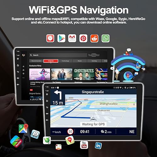 Miniatura 4 de Estéreo de coche Android 11 para Chevrolet Chevy Cruze 2009-2014 pantalla táctil de 9 pulgadas unidad principal Android con enlace espejo navegación