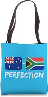 Australian Plus South African Perfection Heritage Flag Tote Bag