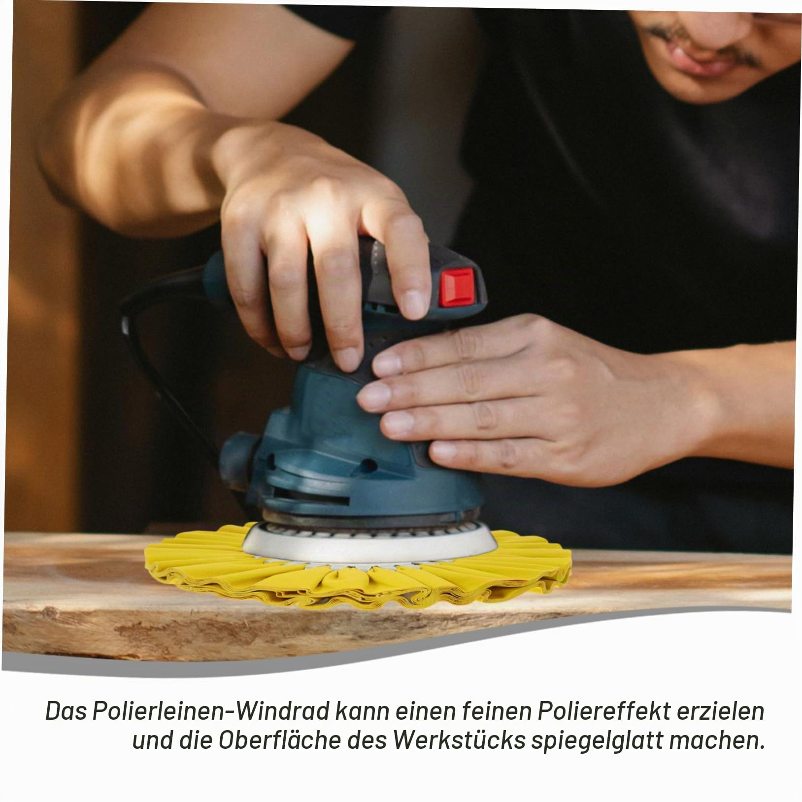 Zerodeko Polierscheibe Aus Baumwolle 8 Zoll Polieraufsatz Für Winkelschleifer Zum Effizienten Polieren Von Metall Aluminiumfelgen Und Maschinen